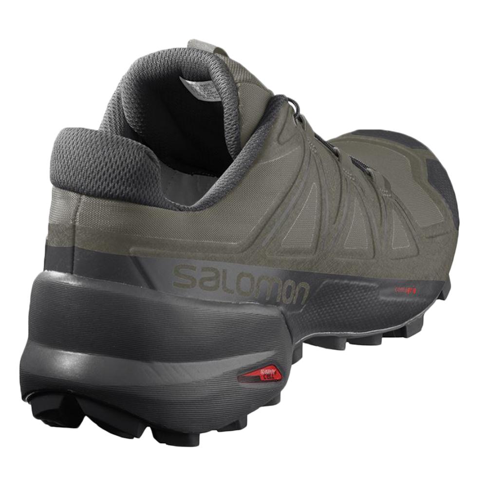 Men's Salomon SPEEDCROSS 5 Trail Running Shoes Olive | US-NAHO527