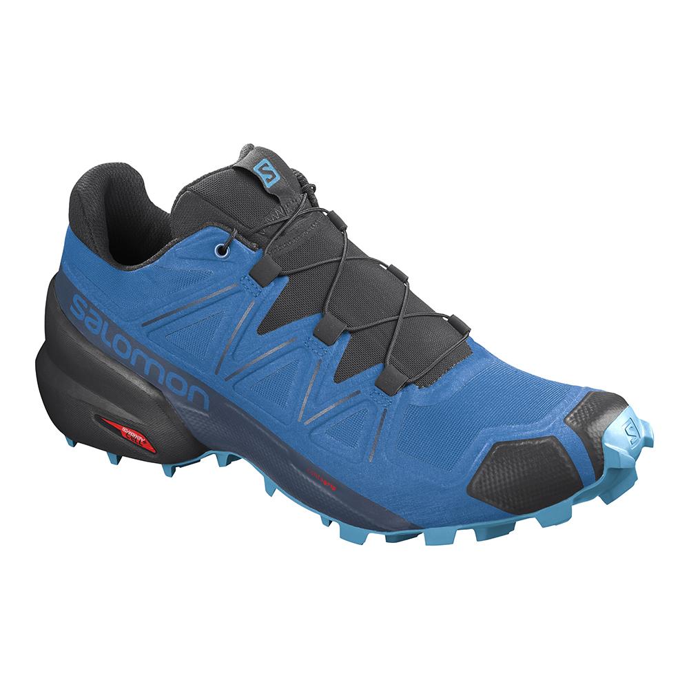 Men's Salomon SPEEDCROSS 5 Trail Running Shoes Indigo | US-RNKL105