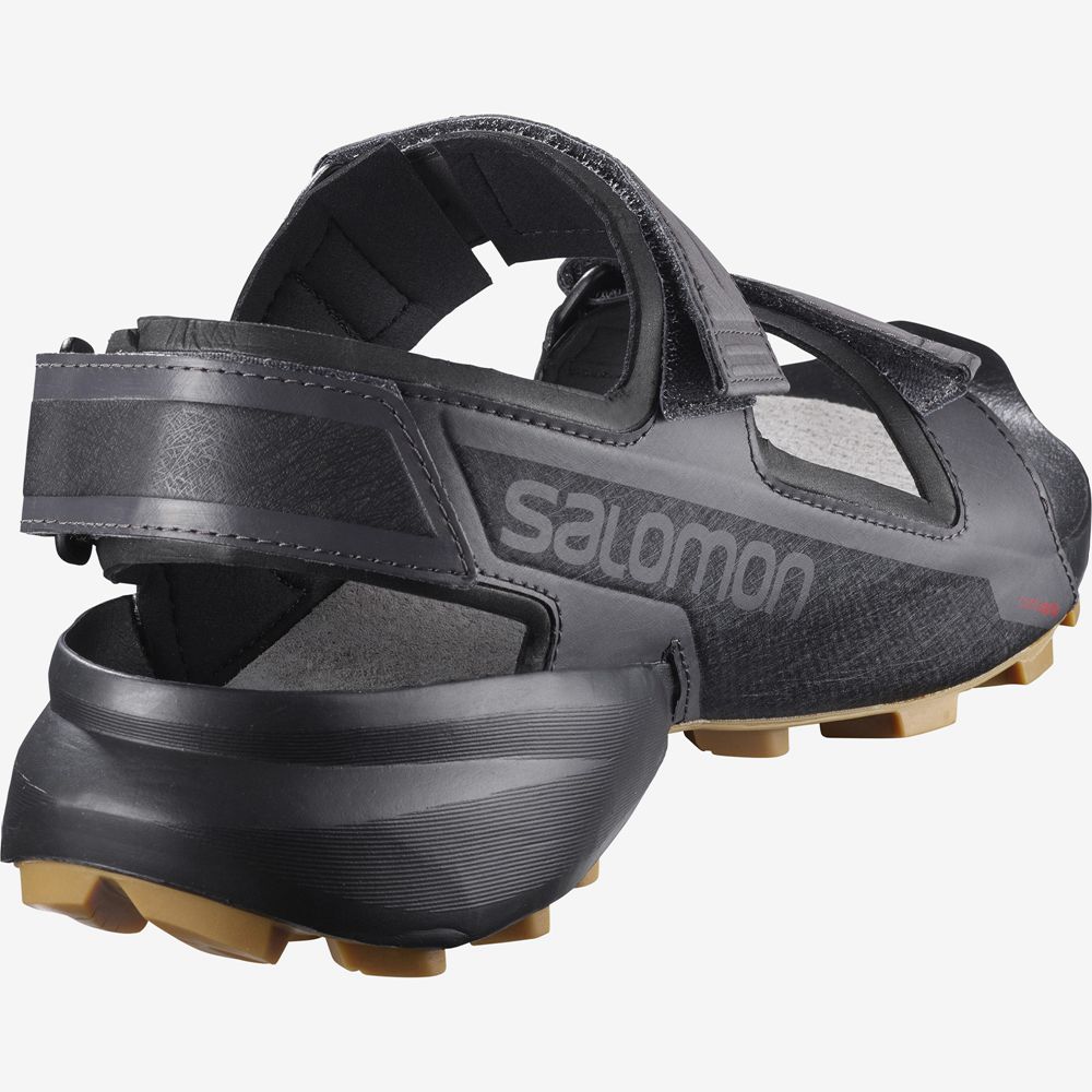 Men's Salomon SPEEDCROSS Sandals Black | US-WUGP291