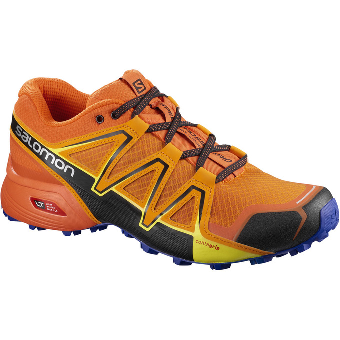 Men\'s Salomon SPEEDCROSS VARIO 2 Trail Running Shoes Orange | US-QYGV231