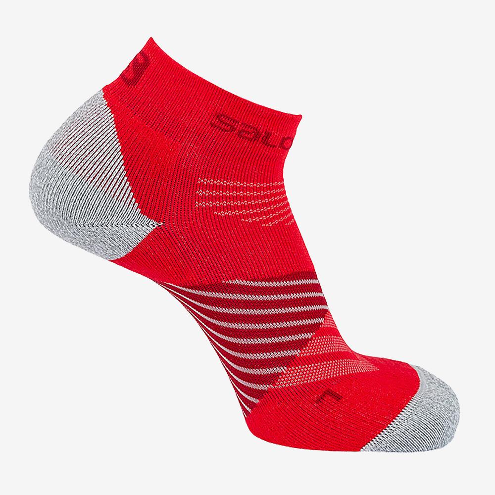 Men\'s Salomon SPEED PRO Socks Red | US-VIDW387