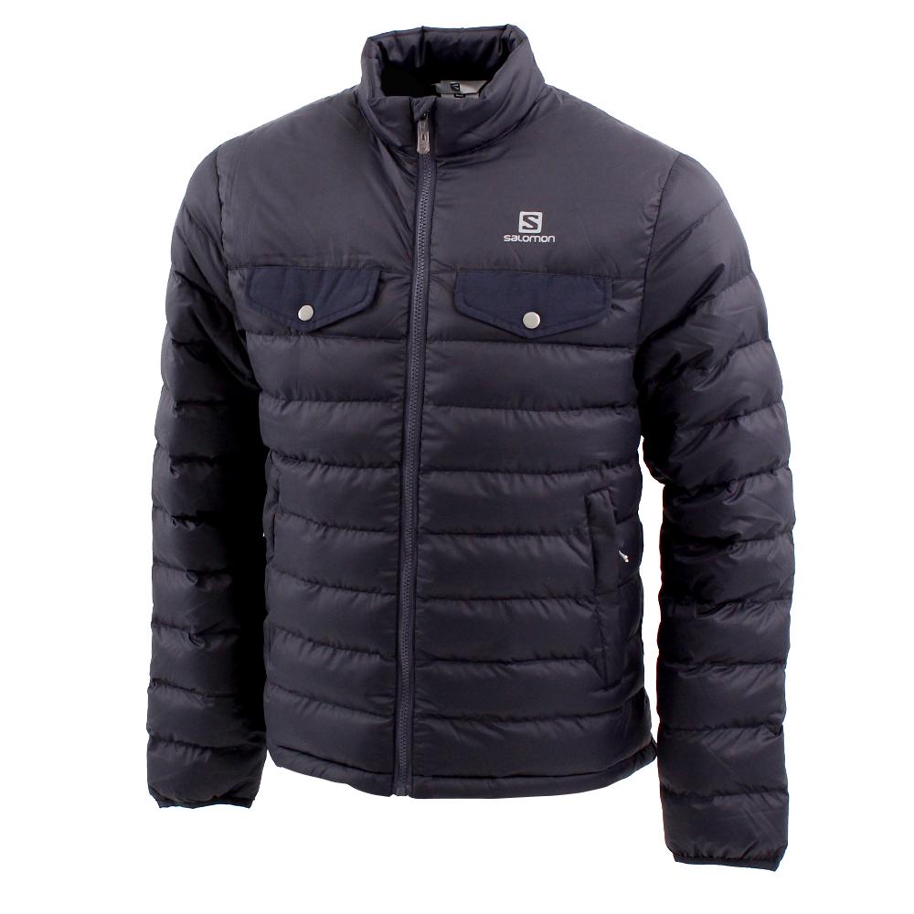 Men\'s Salomon STORM DOWN M Jackets Navy | US-LEAB746