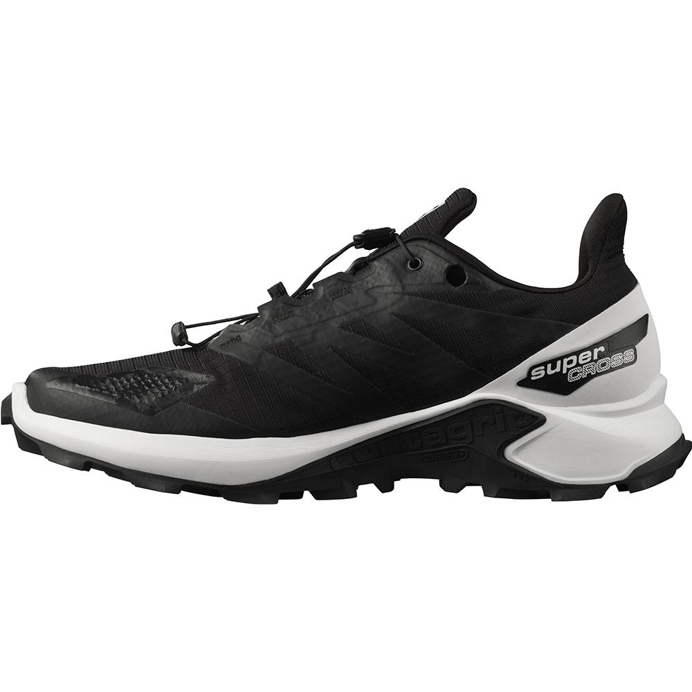 Men's Salomon SUPERCROSS BLAST Trail Running Shoes Black | US-UDMP816