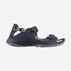 Men's Salomon TECH FEEL Sandals Black / Grey | US-FJBL458