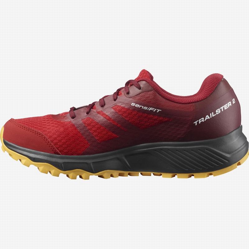 Men's Salomon TRAILSTER 2 Trail Running Shoes Red | US-CGHT943