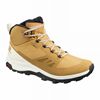 Men's Salomon UTILITY CLIMASALOMON WATERPROOF Winter Boots Chocolate / Black | US-NYHC798