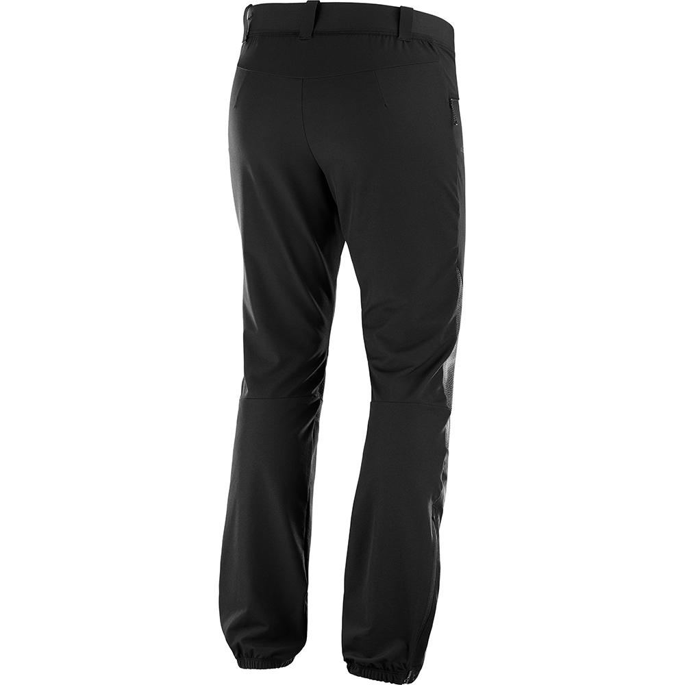 Men's Salomon WAYFARER AS ALPINE M Pants Black | US-SMNE402