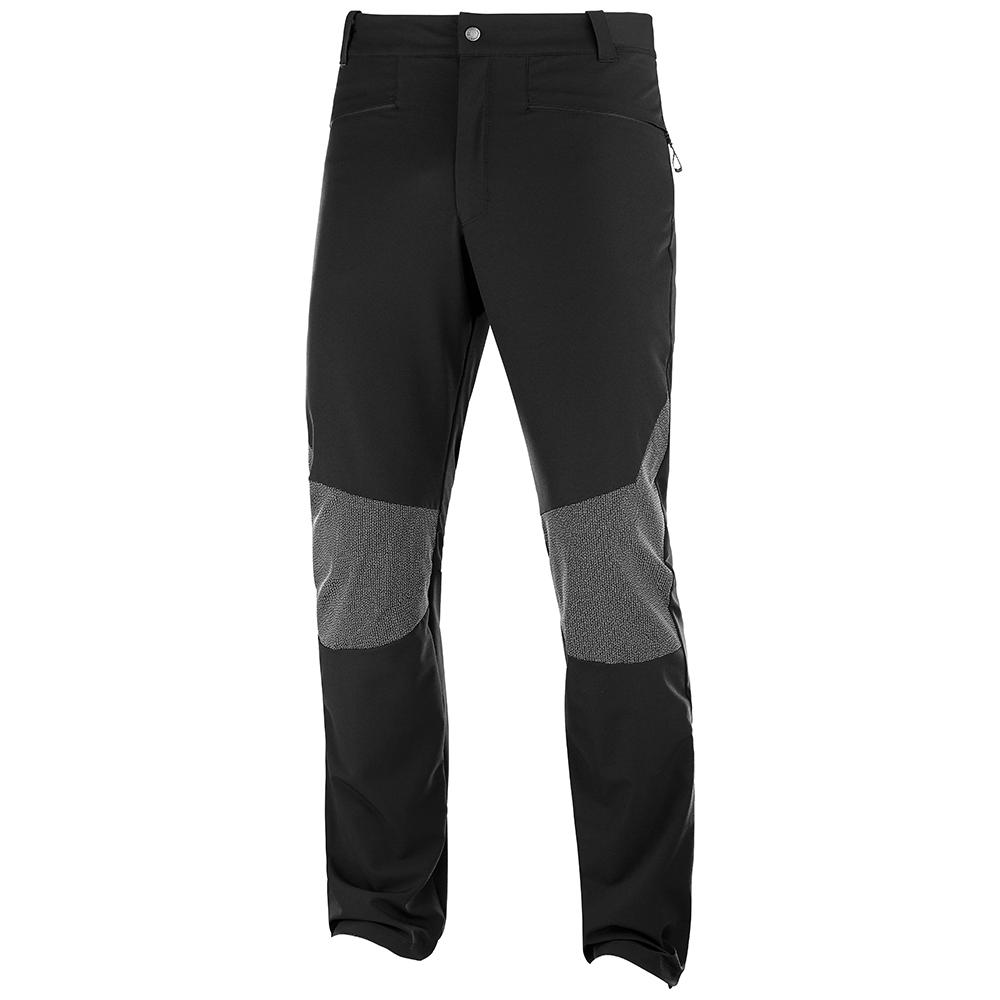 Men\'s Salomon WAYFARER AS ALPINE M Pants Black | US-SMNE402