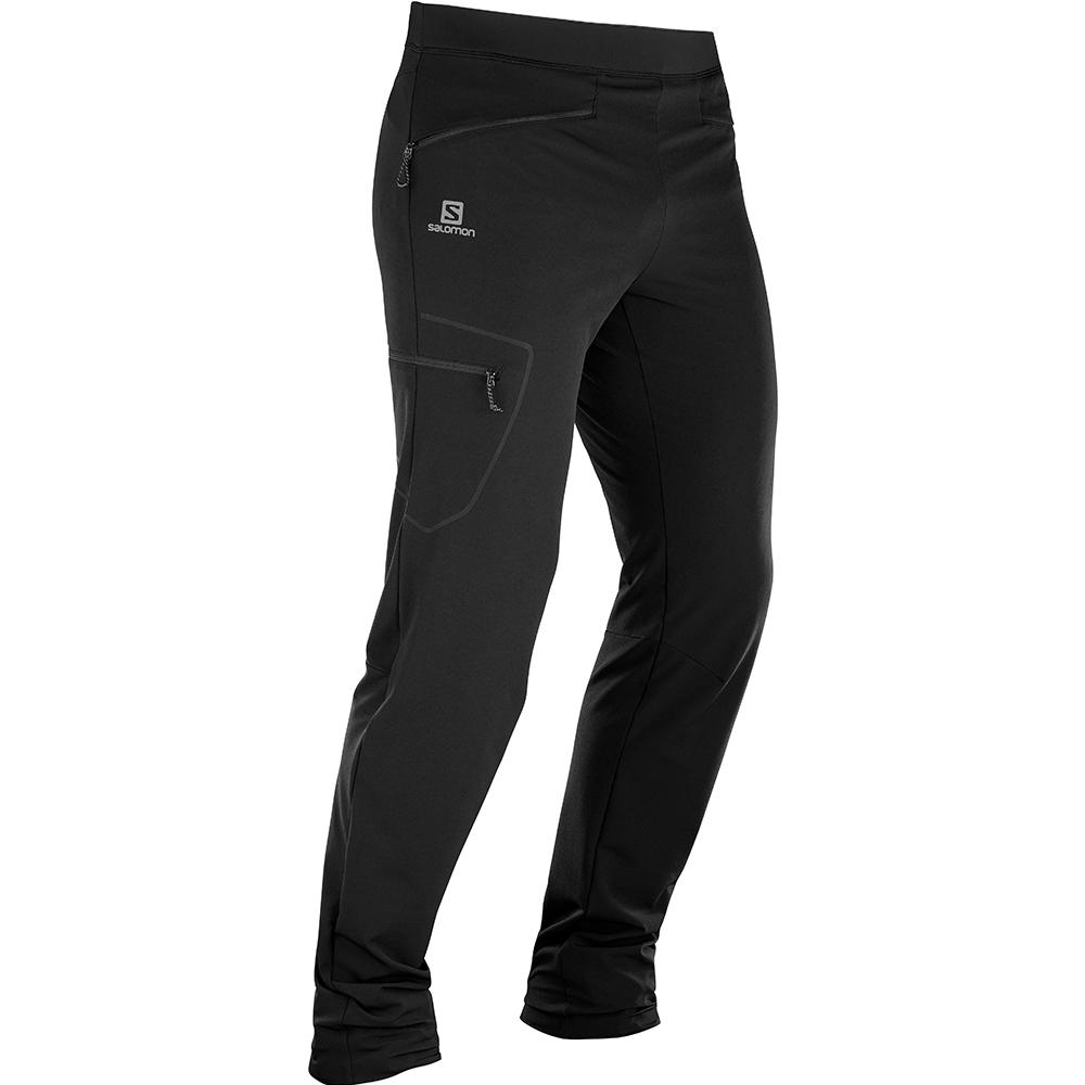 Men's Salomon WAYFARER AS TAPERED Pants Black | US-HBAY065