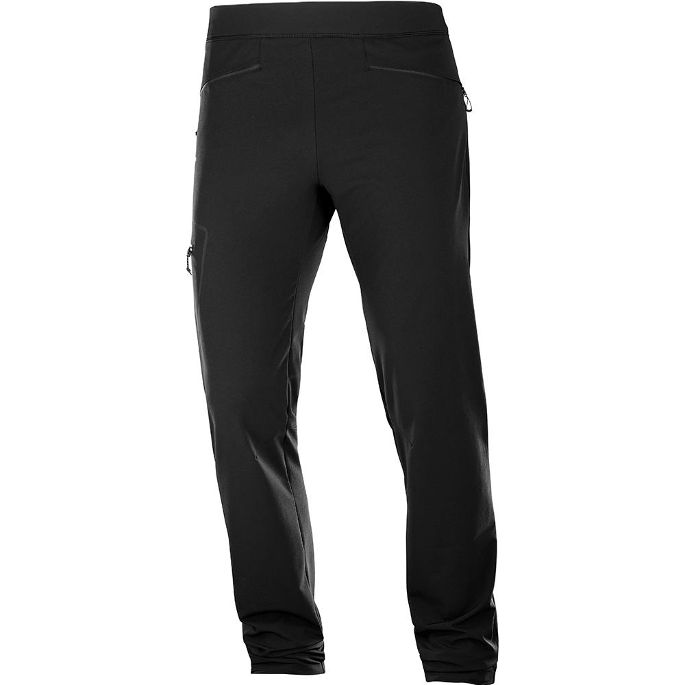 Men\'s Salomon WAYFARER AS TAPERED Pants Black | US-HBAY065