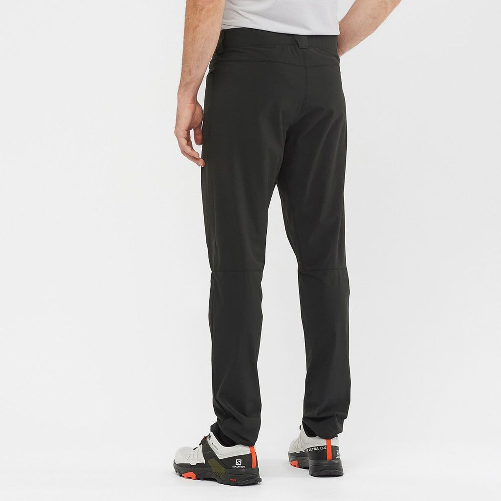 Men's Salomon WAYFARER TAPERED Pants Black | US-YJQL215