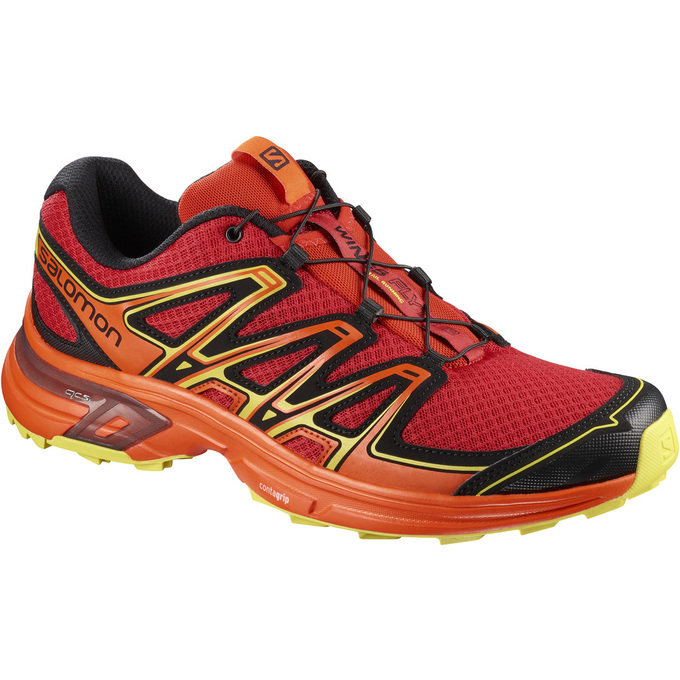 Men\'s Salomon WINGS FLYTE 2 Trail Running Shoes Orange | US-GJHA248