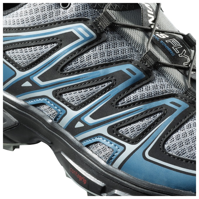 Men's Salomon WINGS FLYTE 2 Trail Running Shoes Silver / Black | US-UWLY581