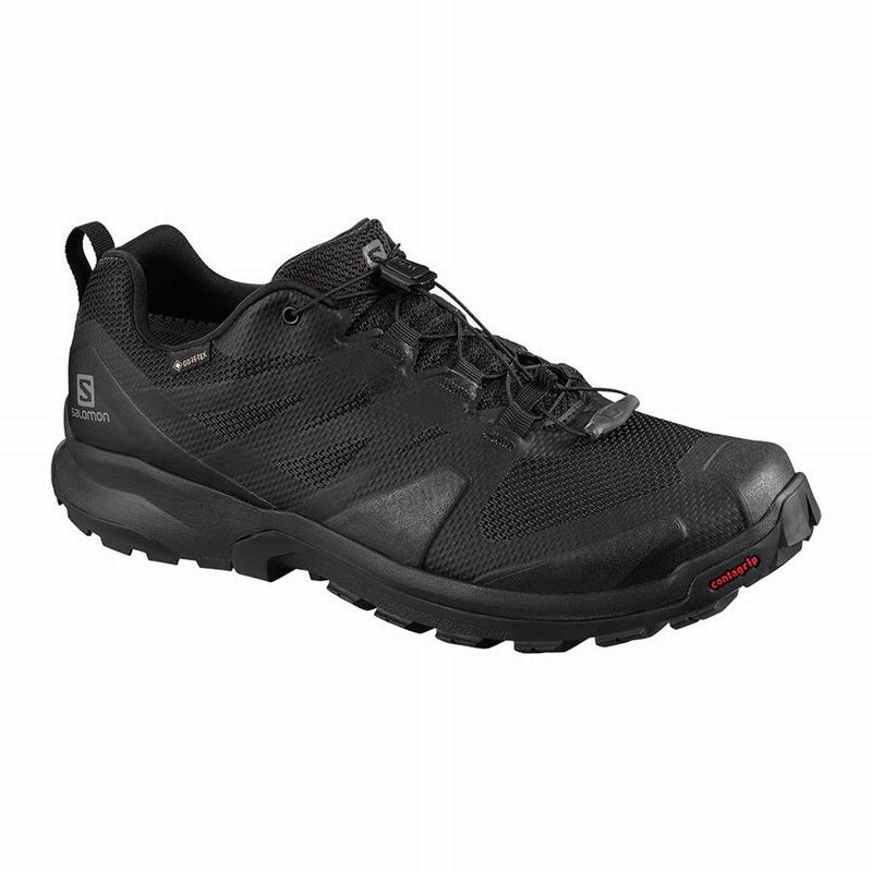 Men\'s Salomon XA ROGG GTX Trail Running Shoes Black | US-XMJF085