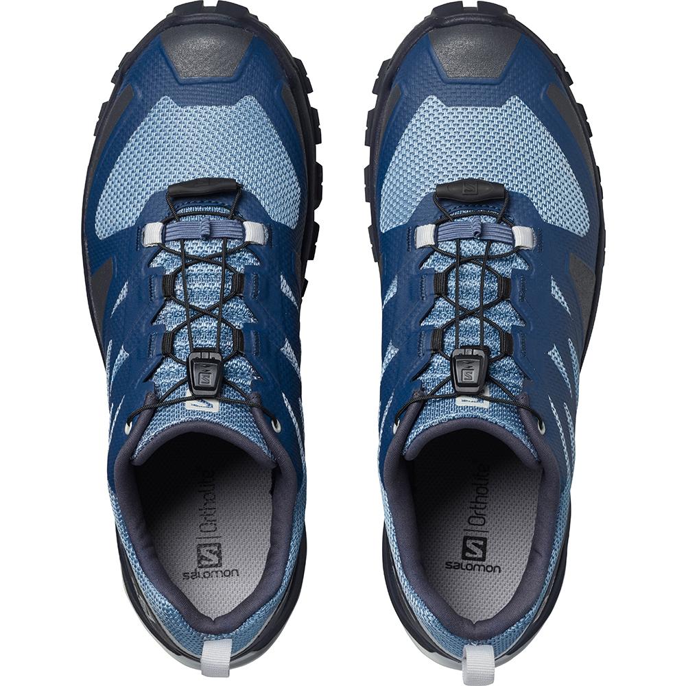 Men's Salomon XA ROGG Trail Running Shoes Blue | US-PTMJ412