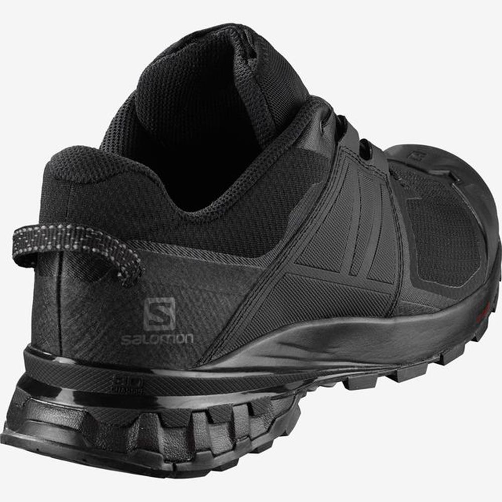 Men's Salomon XA WILD Hiking Shoes Black | US-CAMX915