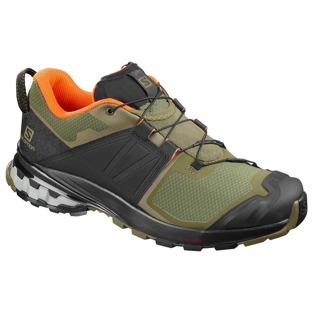 Men's Salomon XA WILD Trail Running Shoes Olive | US-CVUG406