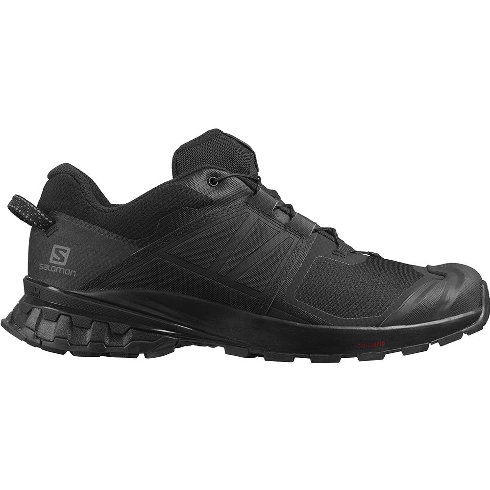 Men\'s Salomon XA WILD Trail Running Shoes Black | US-GWRJ406