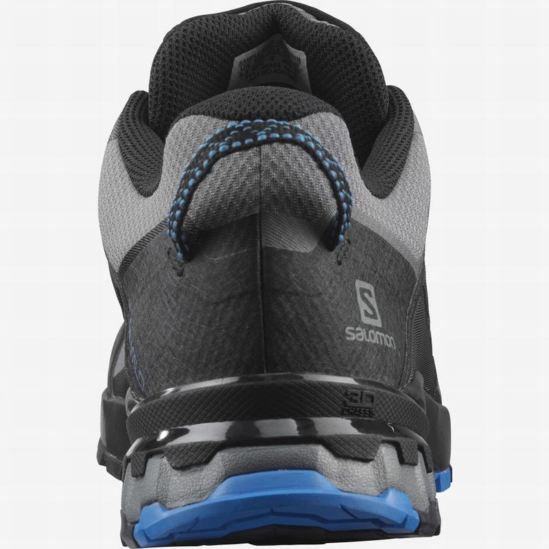 Men's Salomon XA WILD Trail Running Shoes Black / Blue | US-OKES432