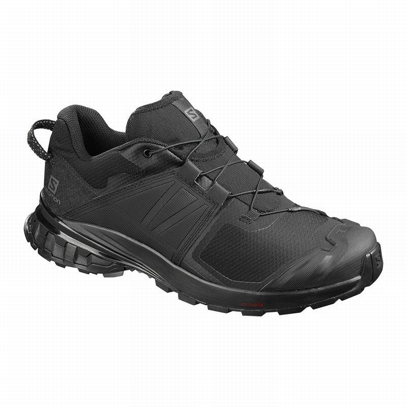 Men\'s Salomon XA WILD Trail Running Shoes Black | US-ZMOE623