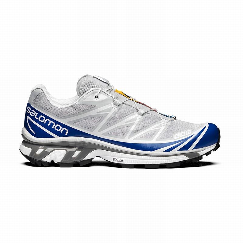 Men\'s Salomon XT-6 Trail Running Shoes Blue / White | US-IPEX235