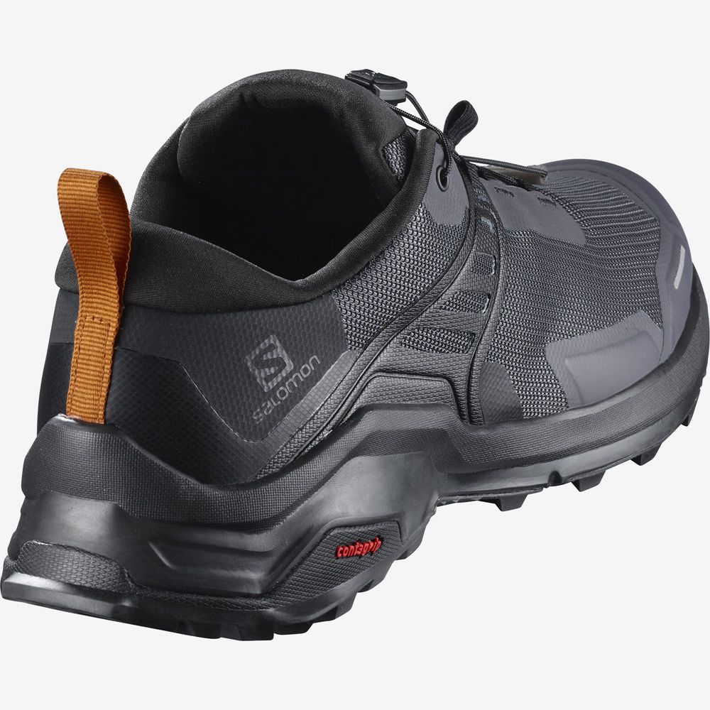 Men's Salomon X RAISE Hiking Shoes Black | US-EDPU285