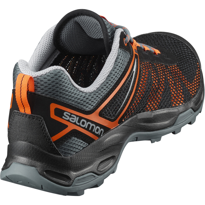 Men's Salomon X ULTRA MEHARI Running Shoes Black Orange | US-RESX569