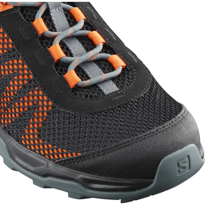 Men's Salomon X ULTRA MEHARI Running Shoes Black Orange | US-RESX569