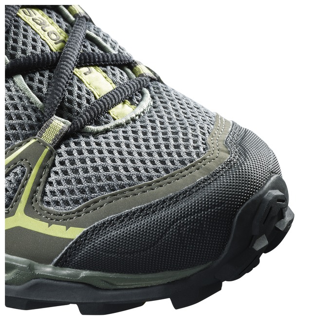 Men's Salomon X ULTRA PRIME Hiking Shoes Olive / Black | US-FDAH308