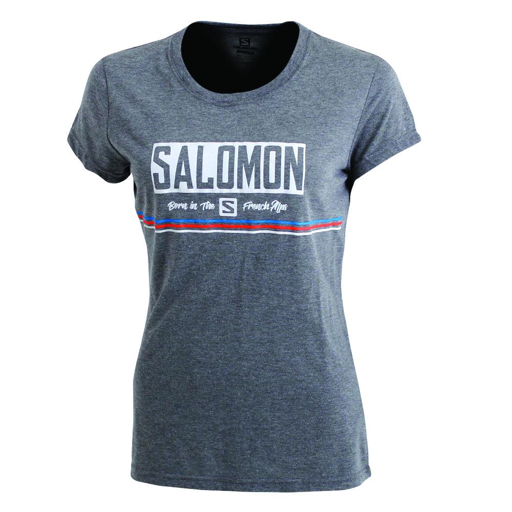 Women\'s Salomon 1947 SS W T Shirts Black | US-PDYQ952