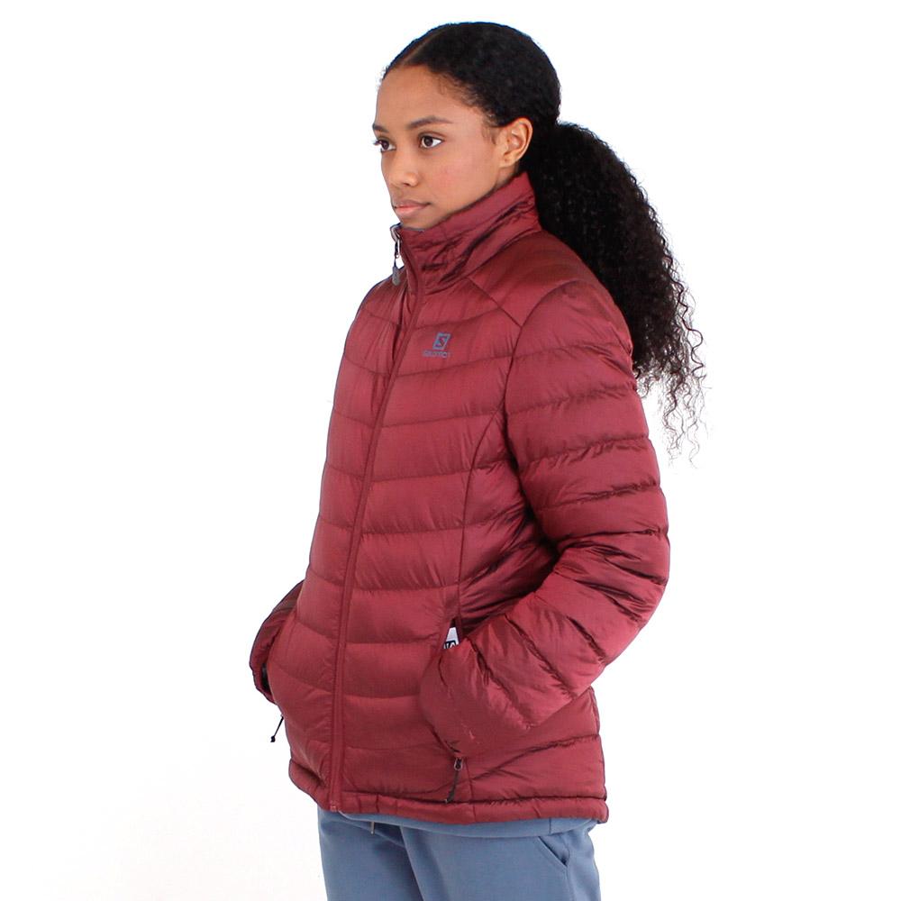 Women's Salomon AGENTA REVERSIBLE JKT W Jackets Fuchsia | US-NXOF423