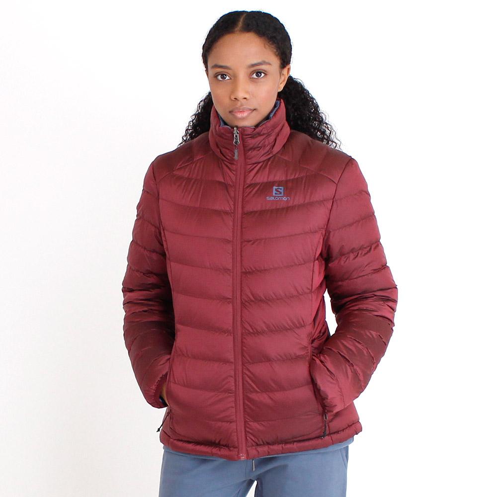 Women's Salomon AGENTA REVERSIBLE JKT W Jackets Fuchsia | US-NXOF423