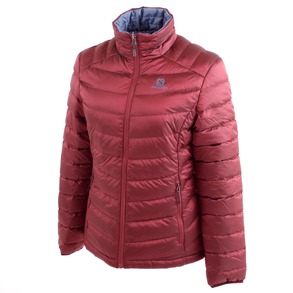 Women\'s Salomon AGENTA REVERSIBLE JKT W Jackets Fuchsia | US-NXOF423