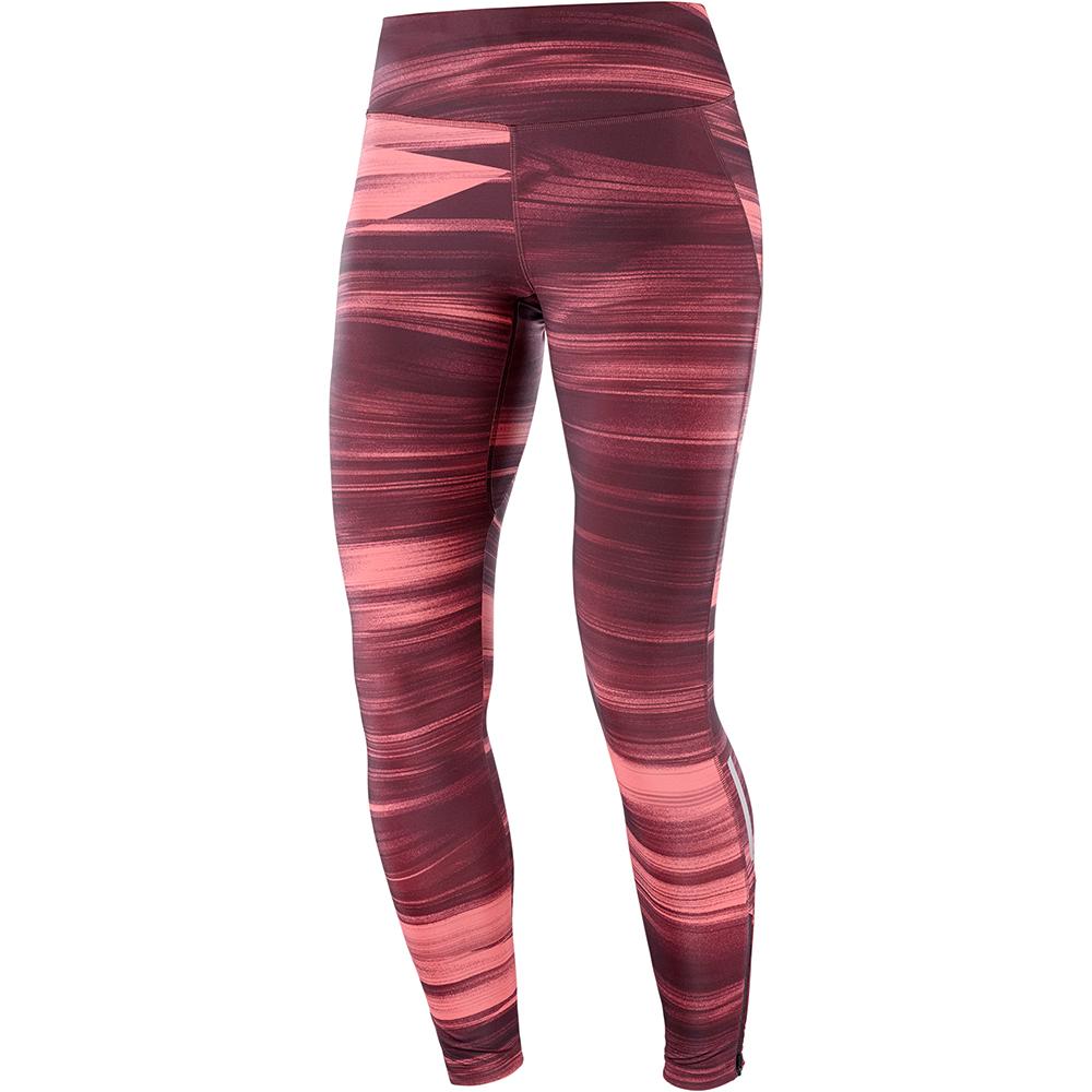 Women's Salomon AGILE LONG W Tights Purple | US-PHYA048