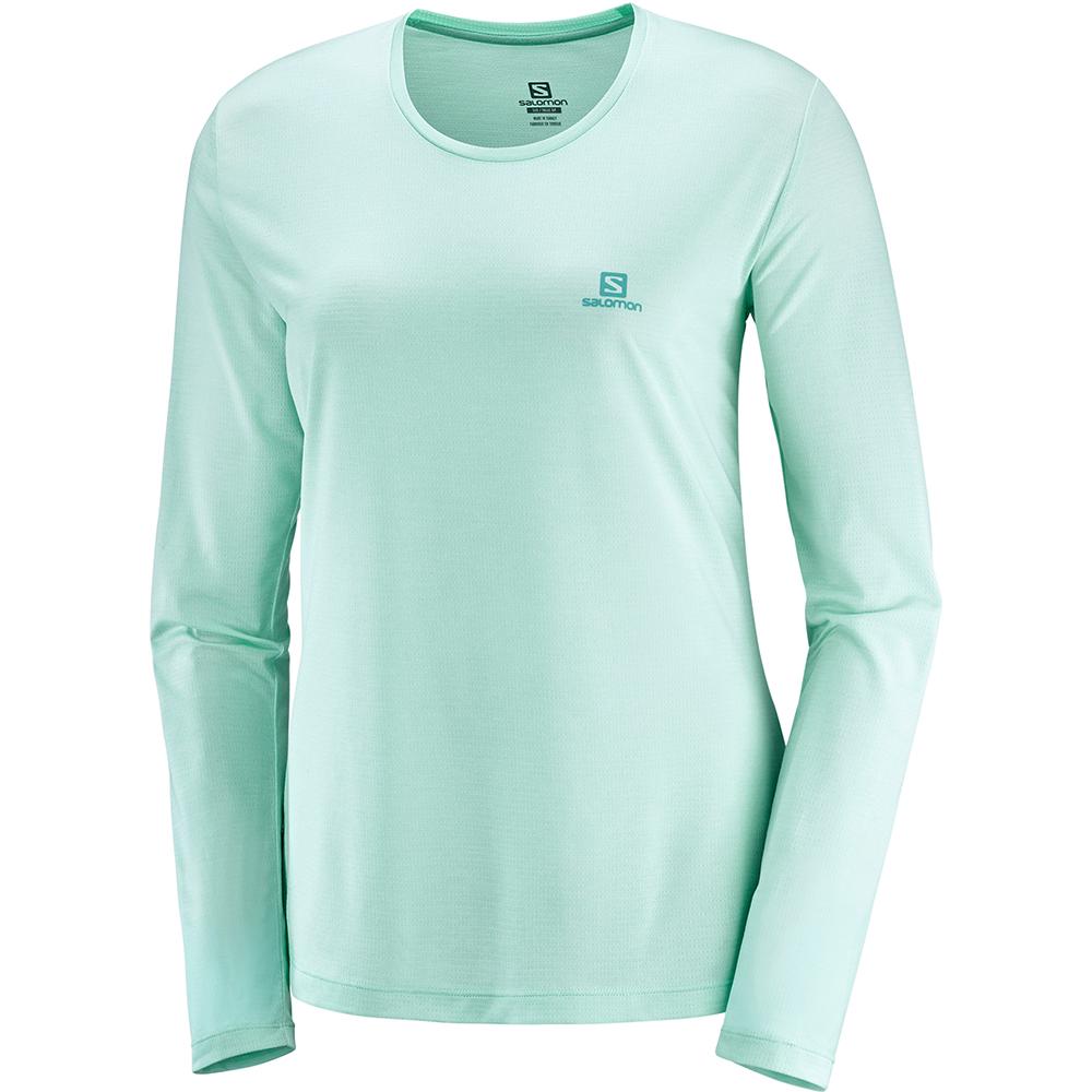 Women\'s Salomon AGILE LS W Long Sleeve T Shirts Multicolor | US-RLFJ789