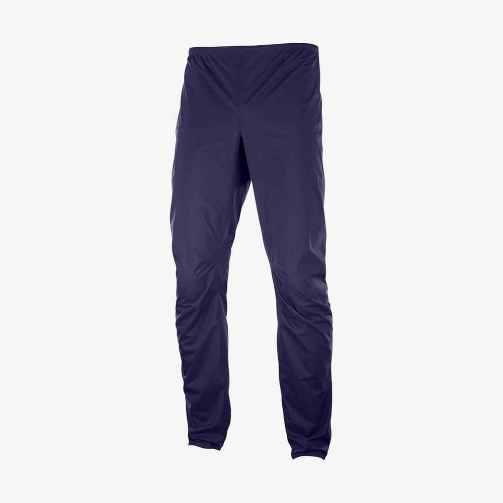 Women's Salomon BONATTI WP UNISEX Pants Navy | US-YTLC923