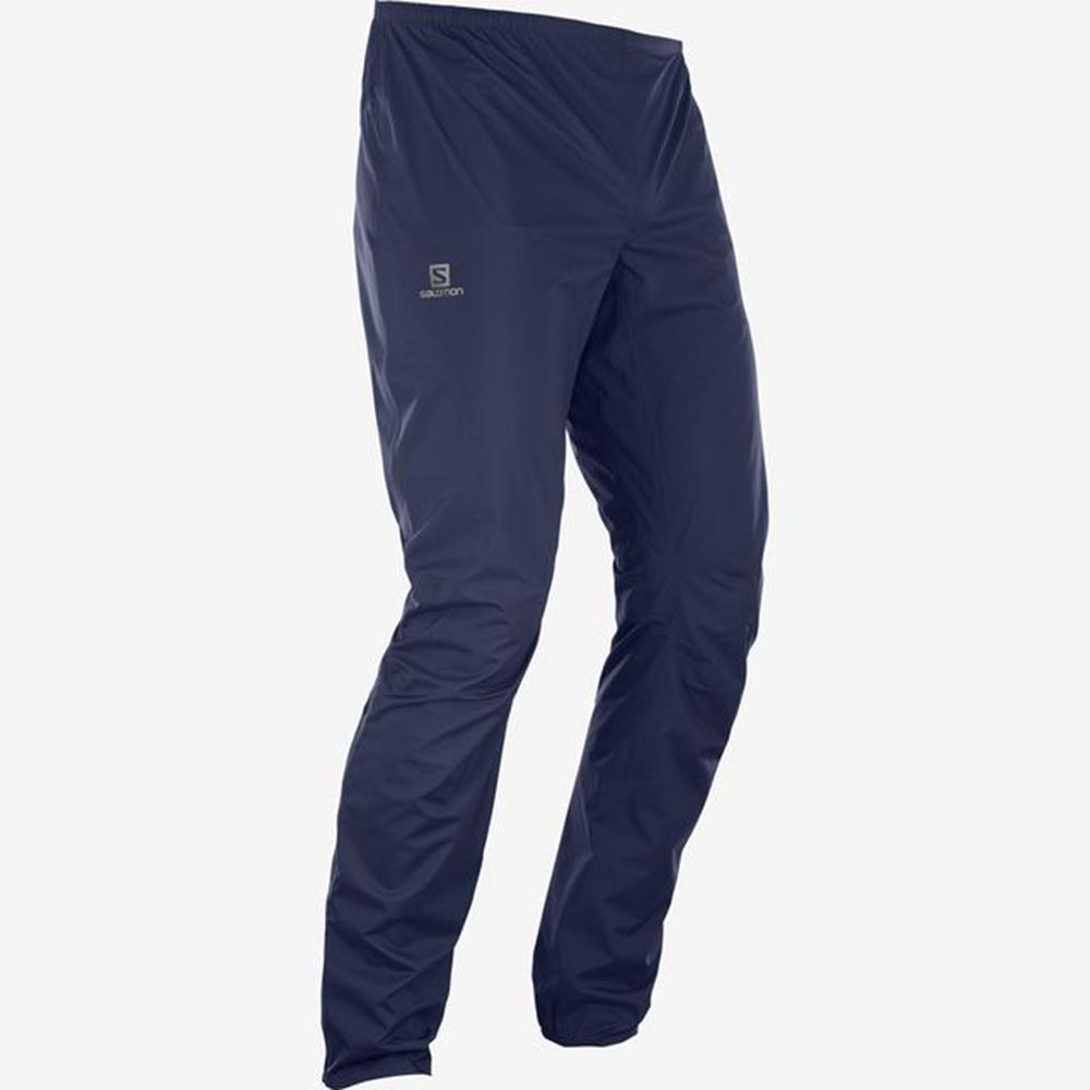 Women's Salomon BONATTI WP UNISEX Pants Navy | US-YTLC923