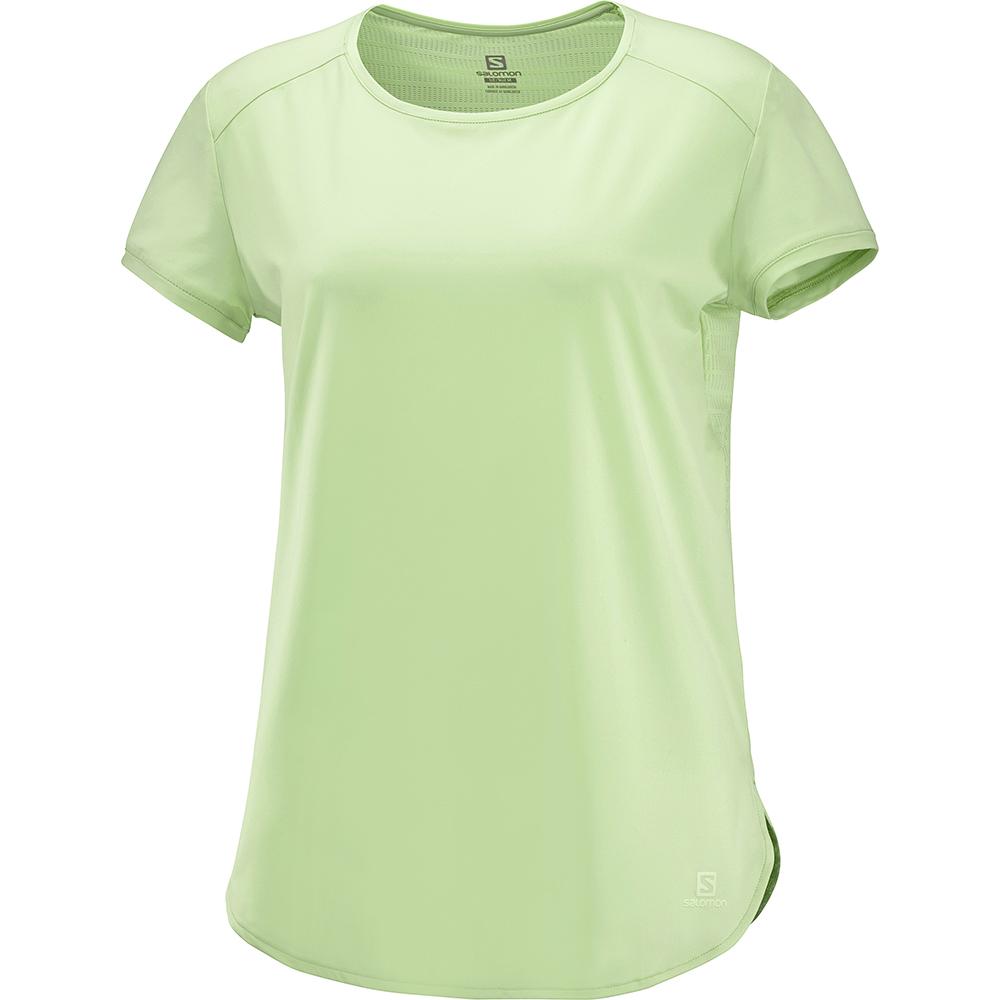 Women\'s Salomon COMET BREEZE W T Shirts White | US-QDAO460