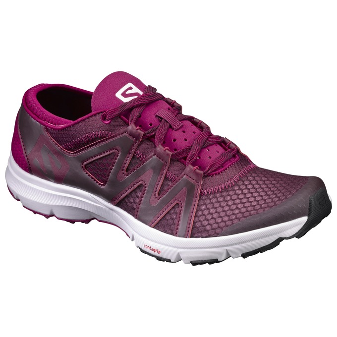 Women\'s Salomon CROSSAMPHIBIAN SWIFT W Water Shoes Purple | US-SVUA453