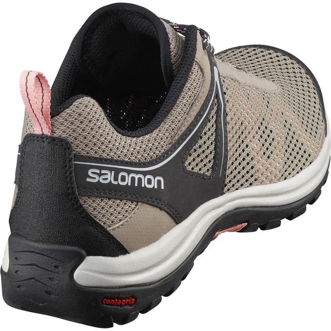 Women's Salomon ELLIPSE MEHARI Running Shoes Brown | US-UABJ491