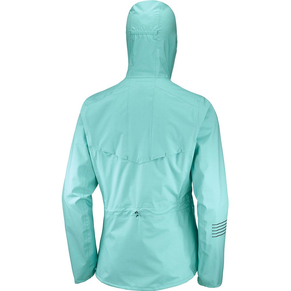 Women's Salomon LIGHTNING WP JKT W Jackets Turquoise | US-EHSA592