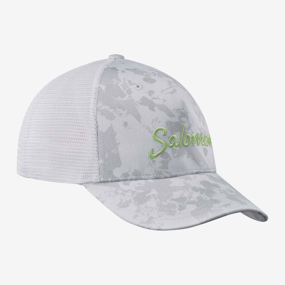 Women's Salomon MANTRA LOGO Caps White | US-HPGA479