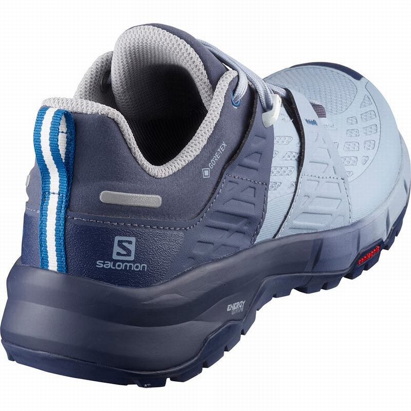 Women's Salomon ODYSSEY GTX W Hiking Shoes Blue | US-OWBD805