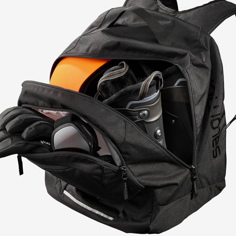 Women's Salomon ORIGINAL GEAR Backpacks Black | US-BRZM539