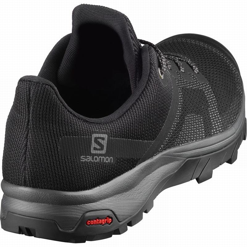 Women's Salomon OUTLINE PRISM Hiking Shoes Black | US-TOVF947