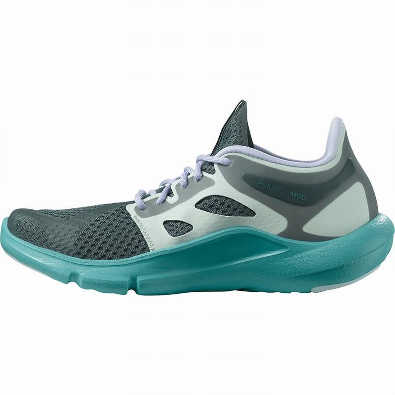 Women's Salomon PREDICT MOD Road Running Shoes Dark Green / Purple | US-DIHP841