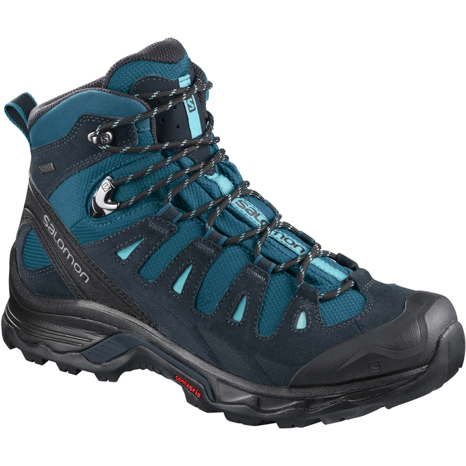 Women\'s Salomon QUEST PRIME GTX W Hiking Boots Deep Turquoise / Black | US-VMSI862