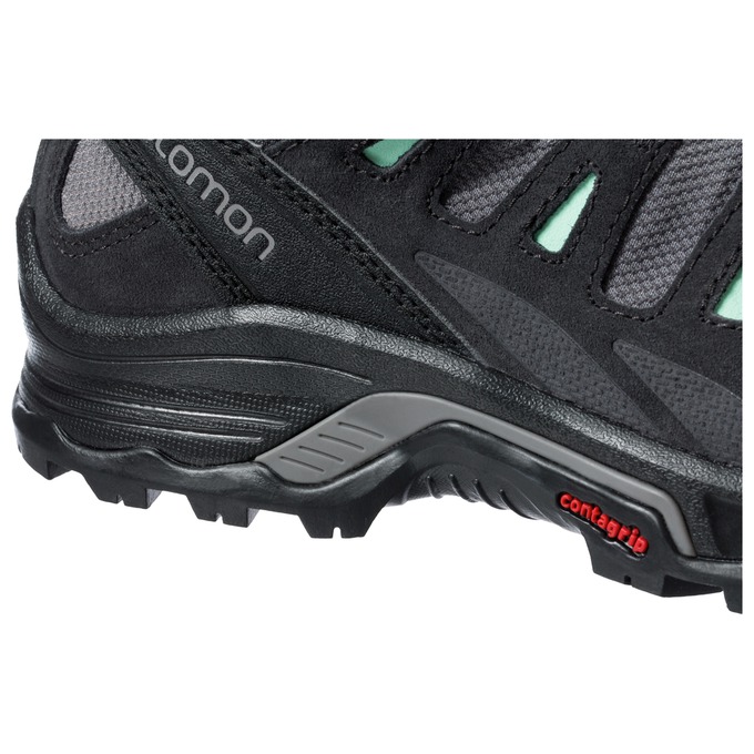 Women's Salomon QUEST PRIME GTX W Hiking Boots Black | US-XZTA610