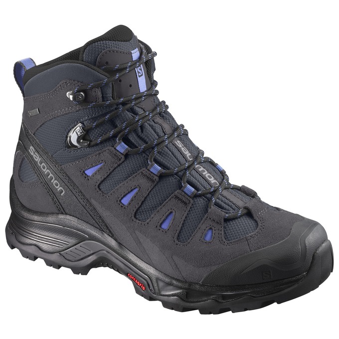 Women\'s Salomon QUEST PRIME GTX W Hiking Boots Black | US-XZTA610