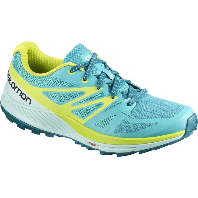 Women\'s Salomon SENSE ESE W Trail Running Shoes Light Blue | US-GBLR361